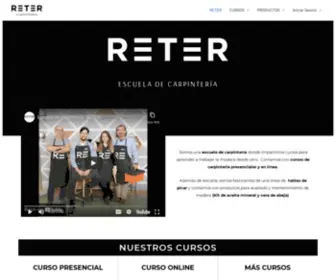 Carpinteriareter.com(Cursos de carpinteria presenciales y en línea) Screenshot