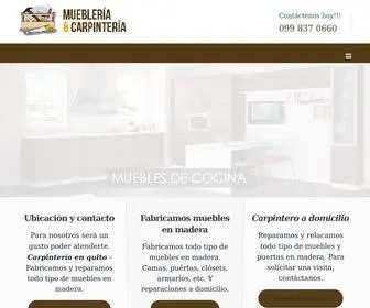 Carpinteriaymuebleria.com(☎Carpintería) Screenshot