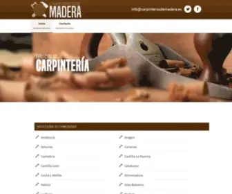 Carpinterosdemadera.es(Carpinteros de maderas) Screenshot