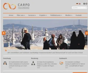 Carpo-Bonn.org(Center for Applied Research in Partnership with the Orient) Screenshot