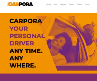 Carporacars.com(Car Rental) Screenshot