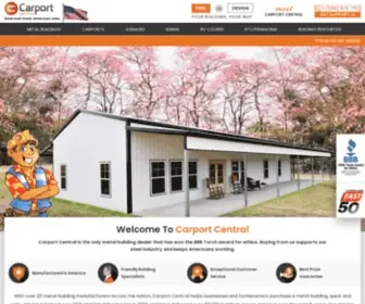 Carportcentral.com Screenshot