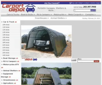 Carportdepot.com(Carportdepot) Screenshot