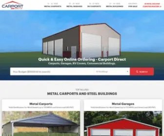 Carportdirect.com Screenshot