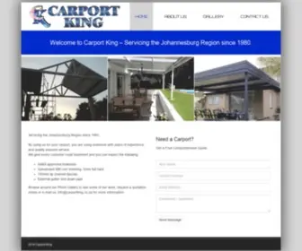 Carportking.co.za(Carport Manufacturer and Installer) Screenshot