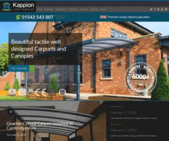 Carports-Canopies.com(Kappion Carports & Canopies) Screenshot