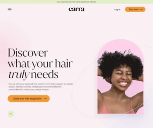 Carra.co(Textured hair experts) Screenshot