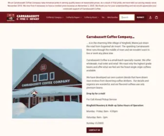 Carrabassettcoffee.com(Carrabassett Coffee Company) Screenshot