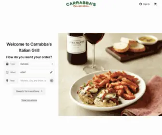 Carrabbasonlineordering.com(Carrabbasonlineordering) Screenshot