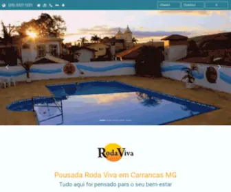 Carrancasrodaviva.com.br(Pousada Roda Viva em Carrancas MG) Screenshot