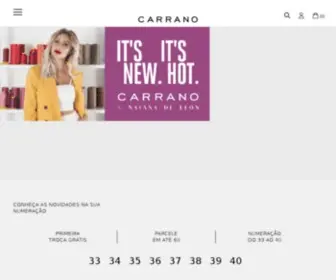 Carrano.com.br(Sapatos Carrano) Screenshot