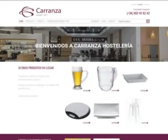 Carranzahosteleria.es(Inicio • Carranza Hostelería S.L) Screenshot