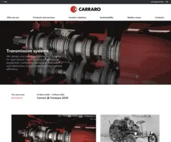 Carraro.com(Carraro Group) Screenshot