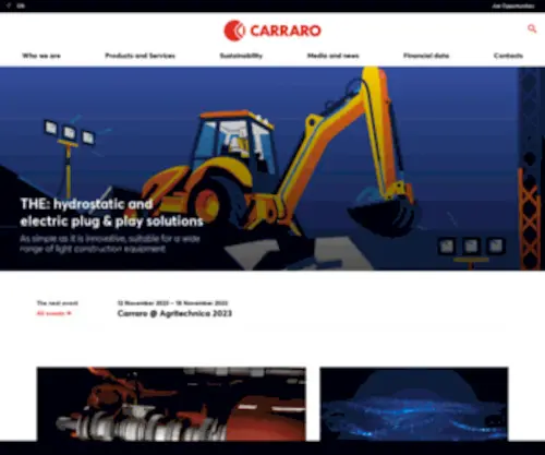 Carraro.it(Carraro Group) Screenshot