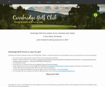 Carrbridgegolf.co.uk(Carrbridge Golf Club) Screenshot