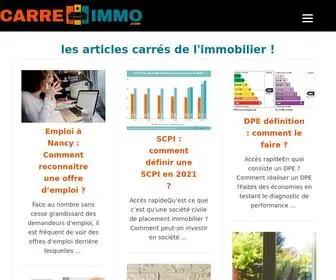 Carre-Immo.com(Carre Immo) Screenshot