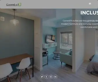 Carre417.com(Sandy Hill Apartments) Screenshot