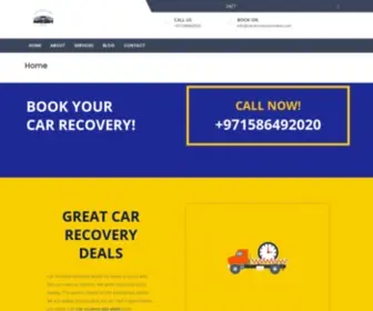 Carrecoveryemirates.com(Car recovery EmiratesI 25 % Discount) Screenshot