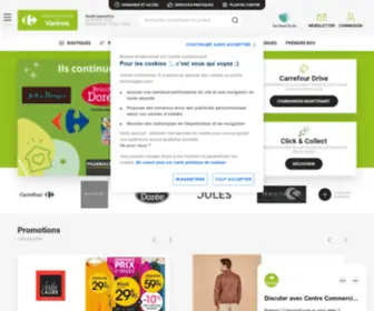 Carrefour-Vannes.fr(Centre Commercial Carrefour Vannes) Screenshot