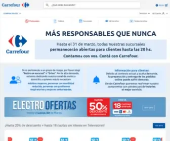 Carrefour.com.ar(Carrefour Argentina) Screenshot