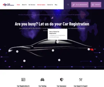 Carregistration.ae(Renew Car Registration In Dubai Car Renewal And Registration In Dubai) Screenshot