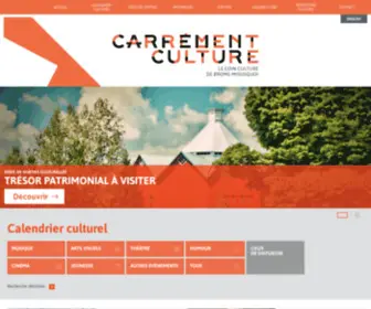 Carrementculture.ca(Portail culturel MRC de Brome) Screenshot