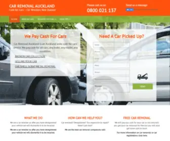 Carremovalauckland.co.nz(Remove your car) Screenshot