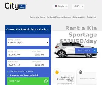 Carrentalcancun.net(Car Rental Cancun) Screenshot