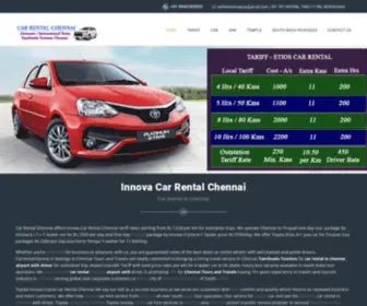 Carrentalchennai.in(Car Hire in chennai) Screenshot