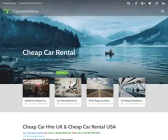 Carrentalchoice.com(Compare Cheap Car Hire UK) Screenshot