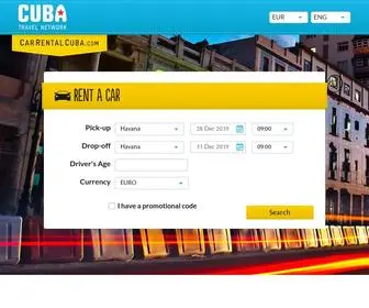 Carrentalcuba.com(Car Rental in Cuba) Screenshot