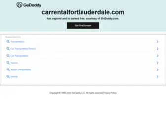 Carrentalfortlauderdale.com(Fort Lauderdale Car Rental) Screenshot