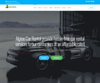 Carrentalkathmandu.com(Alpine Car Rental Kathmandu) Screenshot