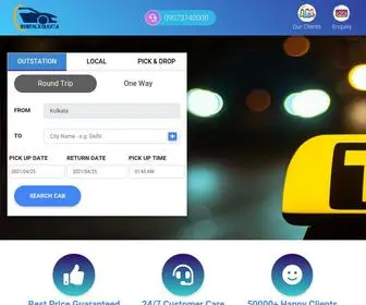 Carrentalkolkata.com(Car on rent in Kolkata with driver) Screenshot