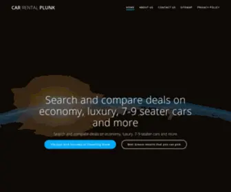 Carrentalplunk.com(CarStore) Screenshot