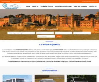 Carrentalrajasthan.co.in(Car Rental Rajasthan) Screenshot