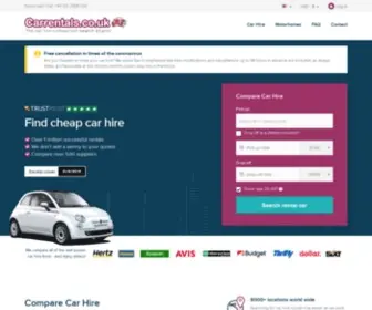 Carrentals.co.uk(Cheapest Car Hire Prices Found With One Search) Screenshot