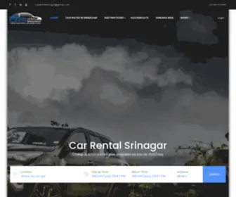 Carrentalsrinagar.com(Car Rental Srinagar) Screenshot