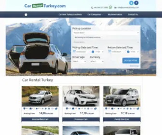 Carrentalturkey.com(Car Rental Turkey) Screenshot