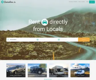 Carrenters.is(Icelands Peer to Peer car rental) Screenshot