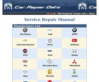 Carrepairdata.com(Car Repair Manual) Screenshot