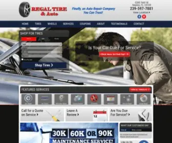 Carrepairsnaples.com(Regal Tire & Auto) Screenshot