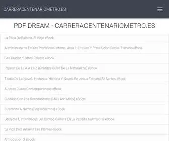 Carreracentenariometro.es(PDF DREAM) Screenshot