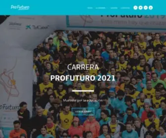 Carrerafundacionprofuturo.com(Carrera Profuturo) Screenshot