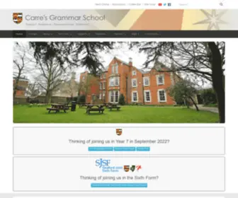 Carres.uk(Carre's Grammar School) Screenshot