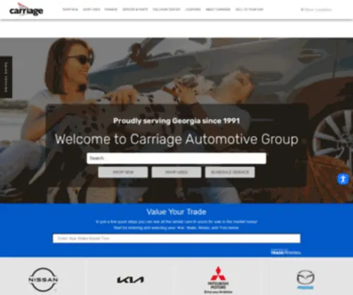 Carriagecars.com(Carriage Auto Group) Screenshot