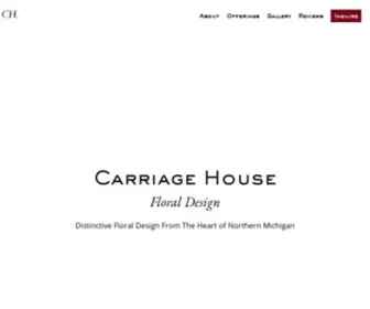 Carriagehousefd.com(Carriage House Floral Design) Screenshot