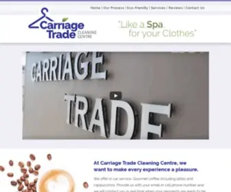 Carriagetrade.ca(Carriage Trade Cleaning Centre) Screenshot