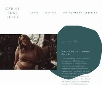 Carrieannekelly.com(Oceanside Boudoir Photographer) Screenshot