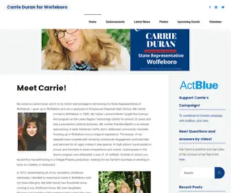 Carrieforwolfeboro.com(NH State Representative) Screenshot